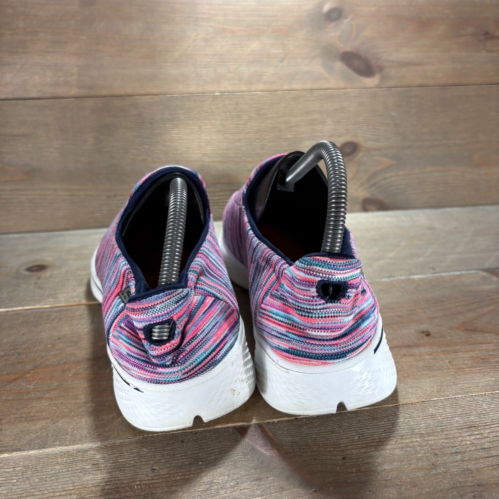 Skechers Go Walk 4 Womens size 9 shoes Multicolor Slip On Knit Comfort sneakers - Picture 4 of 9